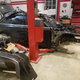 The bare A4 Avant shell, waiting for the swap.